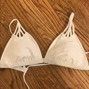 White bikini top